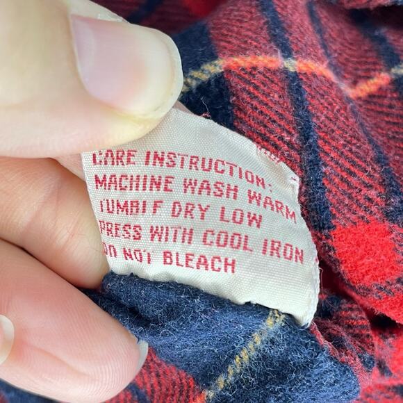 Vintage Storm Stopper by Fieldston Mixed Denim Insulated Vest Size 16/L - Picture 4 of 9